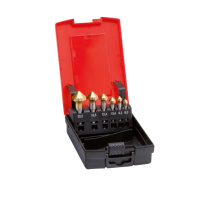 Format 锪孔钻套装 14420010 6.3-10.4-16.5-20.5-25.0mm,90° 最小起订量1/材料 HSS,TiN coated