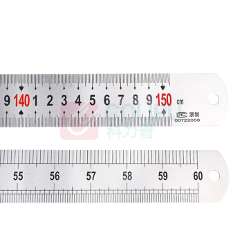 Touch Fish 钢板尺 1米 宽38mm厚1.2mm