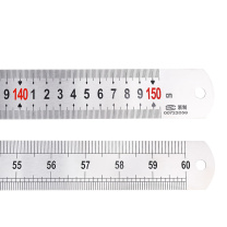 Touch Fish 钢板尺 1米 宽38mm厚1.2mm