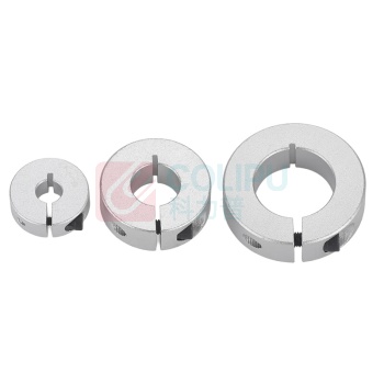 劲功 光轴固定环锁紧环SCSAW SCSAW38(内38×外70×厚18) 铝开口型内径38外径70厚度18 SCSAW38(内38×外70×厚18) 限位环轴承固定挡圈轴套定位圈