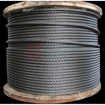 狼山 光面涂油麻芯钢丝绳 6*19-fc Φ11mm 50米起售
