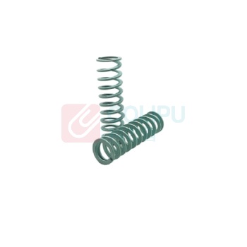 虎轴 扁线弹簧 Φ37×φ26×110mm _淡绿色_65%