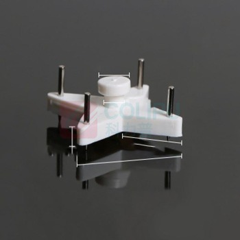 安赛瑞 隐形钉挂钩 5D00112 塑料和钢钉 3.5x3.5cm (白色)