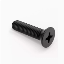迪爱恩 十字槽沉头螺钉 M2×3×0.4mm 碳钢 4.8级 (发黑)