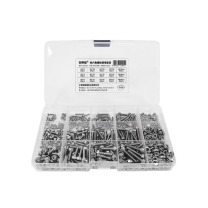 安赛瑞 304不锈钢内六角杯头螺栓组合套装480pcs 4C00060 M2M3M4 480pcs
