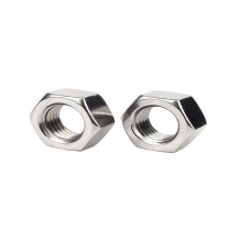 工邦达 六角薄螺母 M10×6×1.25mm 不锈钢_A2-70级 GB/T6172.1厚度5 10个起订