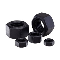 毅螺 六角螺母 M12×10×1.75mm 碳钢_发黑_8.8级 起订量10个