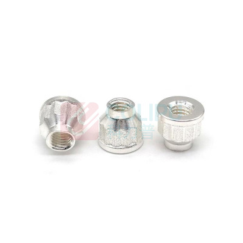 工邦达 十二角头自锁螺母 GH2132镀银 0508Ag MJ5×0.8×7mm