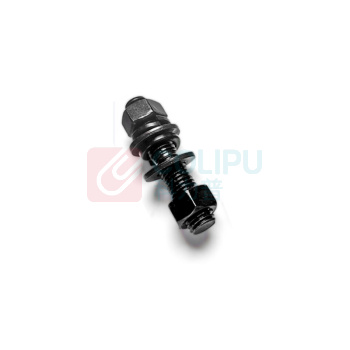 晶事达 全牙螺栓 M42×3×290 10.9级 35CrMoA/30CrMo执行 HG/T20634 含1螺柱+2平垫+2弹垫+2螺母
