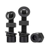 晶事达 成套内六角螺栓 M12×75 GB/T70.1 35CrMoA 含1螺母 2个垫片 1弹垫