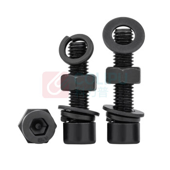 晶事达 成套内六角螺栓 M12×75 GB/T70.1 35CrMoA 含1螺母 2个垫片 1弹垫