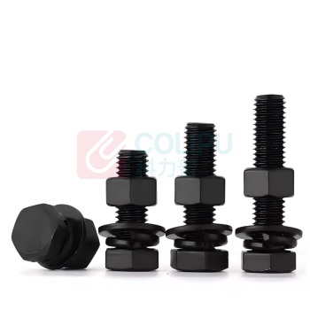 晶事达 成套全牙六角螺栓 M12×70 12.9级\35CrMoA 含2个螺母2个平垫2个弹垫