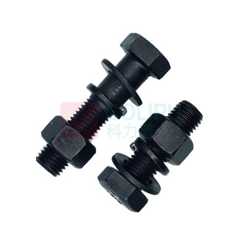 晶事达 成套六角螺栓 全牙 M10×35 10.9级 35CrMo 含1螺母+1平垫 +1弹垫