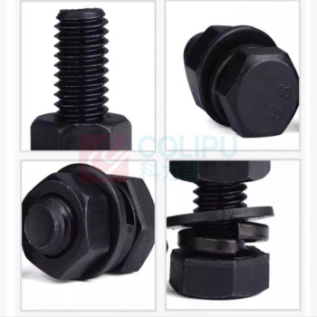 晶事达 成套六角螺栓 M14×80\35CrMoA/30CrMo 含1螺母1平垫1弹垫