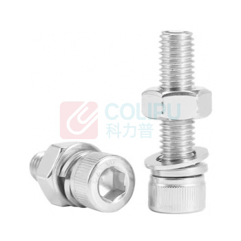晶事达 成套内六角螺栓 M14mm×70\316L 含1个螺母1个平垫1个弹垫
