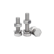 晶事达 成套六角螺栓 M16×90\316L 含1个螺母1个平垫1个弹垫