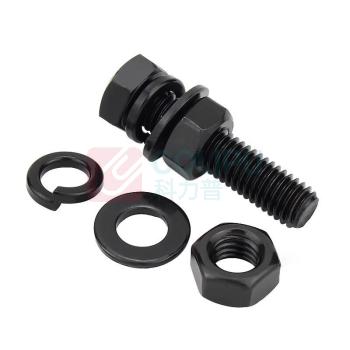 晶事达 成套六角螺栓 M16×100 8.8级\45# 含1螺母+1平垫+1弹垫