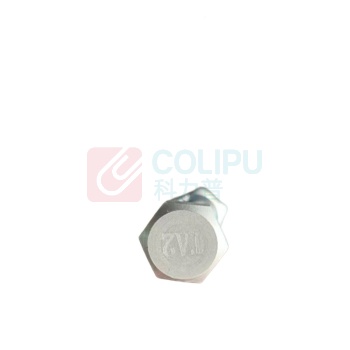 晶事达 双头螺栓 M12×80 \304+PTFE HTI-8J 螺栓材质304烧结特氟龙,配螺帽、绝缘垫片