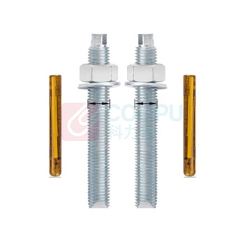 璐克斯 8.8级倒锥形膨胀螺栓锚栓 M16*190 货期15天