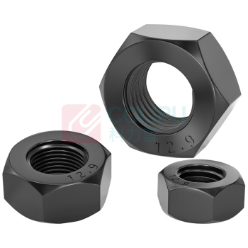 天卓五金 螺母 12mm*1.25mm 12.9发黑