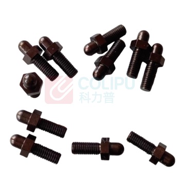 ZOTO 耐磨头1工装夹具支撑头 M8*30*16mm P20模具钢发黑