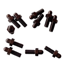 ZOTO 耐磨头1工装夹具支撑头 M8*30*16mm P20模具钢发黑