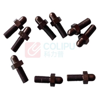 ZOTO 耐磨头1工装夹具支撑头 M8*30*16mm P20模具钢发黑