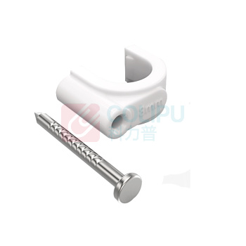 信霆 圆形钢钉线卡 钢钉线卡 固线夹线卡 XTXKY06 圆6mm (白) 100个/包