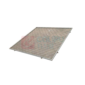 夜莺 镀锌铁丝网 ML-17701770 尺寸1770*1770mm，丝径：3.8mm，网孔：10*10cm，四边镀锌方管：20*20mm 