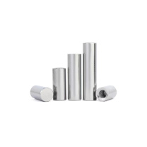 拓圣利 内螺纹圆柱销 φ4*20 负公差h8 不锈钢304 本色 孔深10mm 内径M3