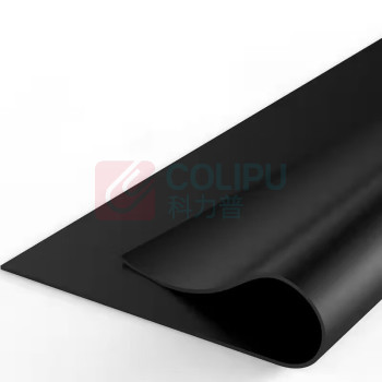 德洛创 DELUOCHUANG 橡胶板 光面 氟橡胶 防滑 FPM1000*3mm 1000*3mm (黑色)