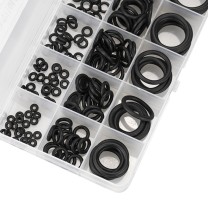 海斯迪克 HYSTIC 防水密封胶圈 氟胶盒装耐油NBR丁晴橡胶套装 耐高温 垫圈 gnjz-90 200个/盒 丁晴O型圈国标 运费另议