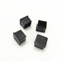 也特 不锈钢管外套脚套 橡胶脚套管塞堵头方管脚架垫套外胶套 30x30mm 