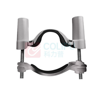 哈比恩格 管形PP材质固定支架 HB-50/300-C2 13.5*10*11cm (银灰)