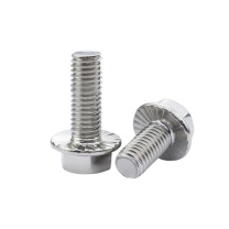安赛瑞 外六角法兰面螺栓 304不锈钢带防滑齿螺丝 M12×30mm 3粒/包 4C00753