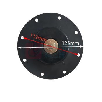 企采严选 电磁阀脉冲片 外径125mm 中心孔径112mm 孔直径6mm*6通气径4mm