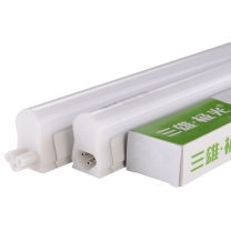 三雄极光 LED灯管 T5一体化支架灯 丽致 12W 6500K C长900mm 白光