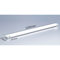 工百利 日光灯管 1200*75*26mm 净化灯 60W 白光6500K 铝壳