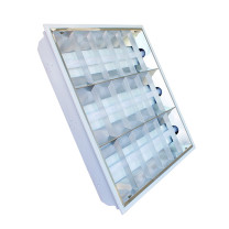 深照紫光 LED格栅灯 GS4160-3x8W 600*600*75mm IP20/IP40 220V 白光 5500K T8LED (白色)