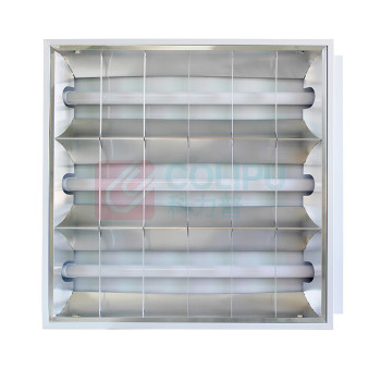 深照紫光 LED格栅灯 GS4160-3x8W 600*600*75mm IP20/IP40 220V 白光 5500K T8LED (白色)