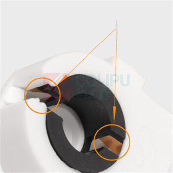 XMSJ 日光灯灯脚灯座 T5灯脚B款 22*19*9mm 10个/盒