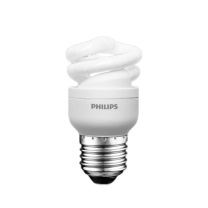 飞利浦 PHILIPS 螺旋型节能灯 CDL/E27/6500K/5W 白光 12只/箱