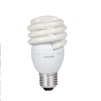 飞利浦 PHILIPS 螺旋型节能灯 CDL/E27/6500K/20W / (白光) 12只/箱 220V