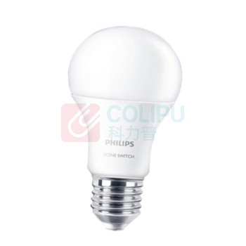 飞利浦 PHILIPS 球型灯泡 E27 12W 白光 单只 2只/箱
