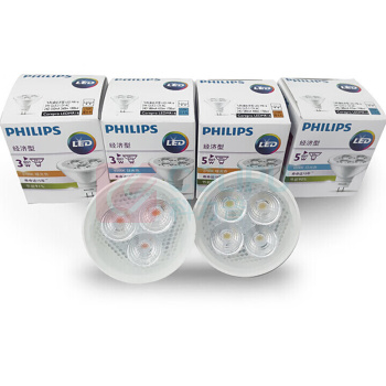飞利浦 PHILIPS LED经济型灯杯 3W 2700K 24D/12V 黄光 4只装 MR16