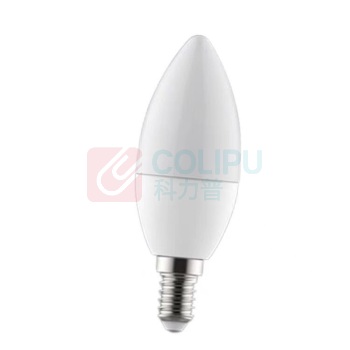 佛山照明 LED灯泡尖泡暖黄光照明灯泡 E14小口 5.5W 