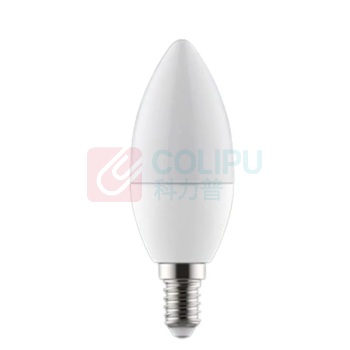 佛山照明 LED灯泡尖泡暖黄光照明灯泡 E14小口 5.5W 