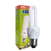 FSL 节能灯 大螺口 T4 2U-8W-E27 (白光) 10支装