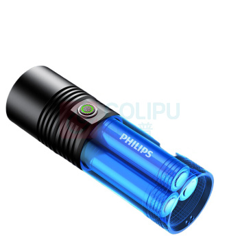 飞利浦 PHILIPS 手电筒强光手电亮变焦远射超长续航露营灯野外存照明灯手电筒 SFL5112/93