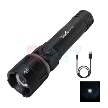 TANK007 手电筒 KZ02 LED 电压3.7V 功率10W 电池18650*1 材质铝合金
